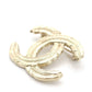 CHANEL Coco Mark Broach Gold Logo Feather 08A