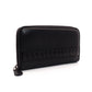 BOTTEGA VENETA Long Wallet Leather Intrecciato Black Men