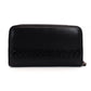 BOTTEGA VENETA Long Wallet Leather Intrecciato Black Men