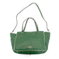 VALENTINO Galavani 2-way Bag Studs Green