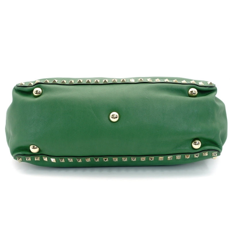 VALENTINO Galavani 2-way Bag Studs Green
