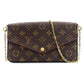 LOUIS VUITTON Monogram Pochette Felicie Shoulder Bag