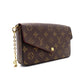 LOUIS VUITTON Monogram Pochette Felicie Shoulder Bag