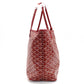 Goyard Saint-Louis PM Tote Bag Red PVC Leather Red with Pouch 7-5-226