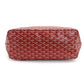 Goyard Saint-Louis PM Tote Bag Red PVC Leather Red with Pouch 7-5-226