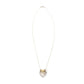 Tiffany & Co. Necklace Heart Ribbon Silver 925 K18 Approx. 9g