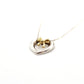 Tiffany & Co. Necklace Heart Ribbon Silver 925 K18 Approx. 9g