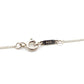 Tiffany & Co. Necklace Heart Ribbon Silver 925 K18 Approx. 9g