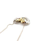 Tiffany & Co. Necklace Heart Ribbon Silver 925 K18 Approx. 9g