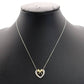 Tiffany & Co. Necklace Heart Ribbon Silver 925 K18 Approx. 9g