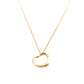 Tiffany & Co. Necklace Open Heart K18 2.9g Gold