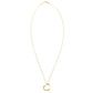 Tiffany & Co. Necklace Open Heart K18 2.9g Gold