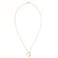 Tiffany & Co. Necklace Open Heart K18 Diamond 750 2.7g