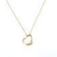 Tiffany & Co. Necklace Open Heart K18 Diamond 750 2.7g