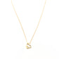 Tiffany & Co. Necklace Mini Open Heart K18 750 Approx. 1.6g Gold