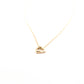 Tiffany & Co. Necklace Mini Open Heart K18 750 Approx. 1.6g Gold