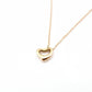 Tiffany & Co. Necklace Mini Open Heart K18 750 Approx. 1.6g Gold