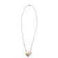 Tiffany & Co. Heart Arrow Necklace Silver 925 K18 Approximately 22.7g