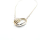 Tiffany & Co. Heart Arrow Necklace Silver 925 K18 Approximately 22.7g