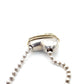Tiffany & Co. Heart Arrow Necklace Silver 925 K18 Approximately 22.7g