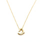 Tiffany & Co. Necklace Mini Open Heart K18 Au750 Approx. 1.6g Gold
