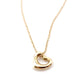 Tiffany & Co. Necklace Mini Open Heart K18 Au750 Approx. 1.6g Gold