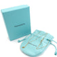 Tiffany & Co. Necklace Mini Open Heart K18 Au750 Approx. 1.6g Gold