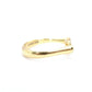 Tiffany & Co. Ring Beans Elsa Peretti K18 Yellow Gold Diamond About 4g No.52 12