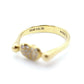 Tiffany & Co. Ring Beans Elsa Peretti K18 Yellow Gold Diamond About 4g No.52 12