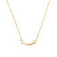 Tiffany & Co. T Smile Mini Necklace Pink Gold K18 Approximately 2.2g