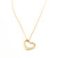 Tiffany & Co. Necklace Open Heart K18 Approx. 3 g Gold