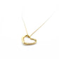 Tiffany & Co. Necklace Open Heart K18 Approx. 3 g Gold