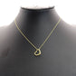 Tiffany & Co. Necklace Open Heart K18 Approx. 3 g Gold