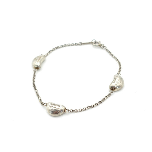 Tiffany & Co. Beans Bracelet Silver 925 Approximately 7g