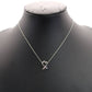 Tiffany & Co. Love Heart Necklace 1P Sapphire Silver 925 Approximately 3g