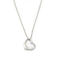 Tiffany & Co. Open Heart Necklace Elsa Peretti Silver 925 Approximately 5g