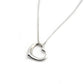 Tiffany & Co. Open Heart Necklace Elsa Peretti Silver 925 Approximately 5g