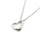 Tiffany & Co. Open Heart Necklace Elsa Peretti Silver 925 Approximately 5g