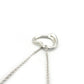 Tiffany & Co. Open Heart Necklace Elsa Peretti Silver 925 Approximately 6g