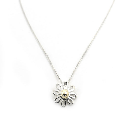 Tiffany & Co. Daisy fluffy Paroma Necklace Picasso Silver 925 K18 Approximately 3g