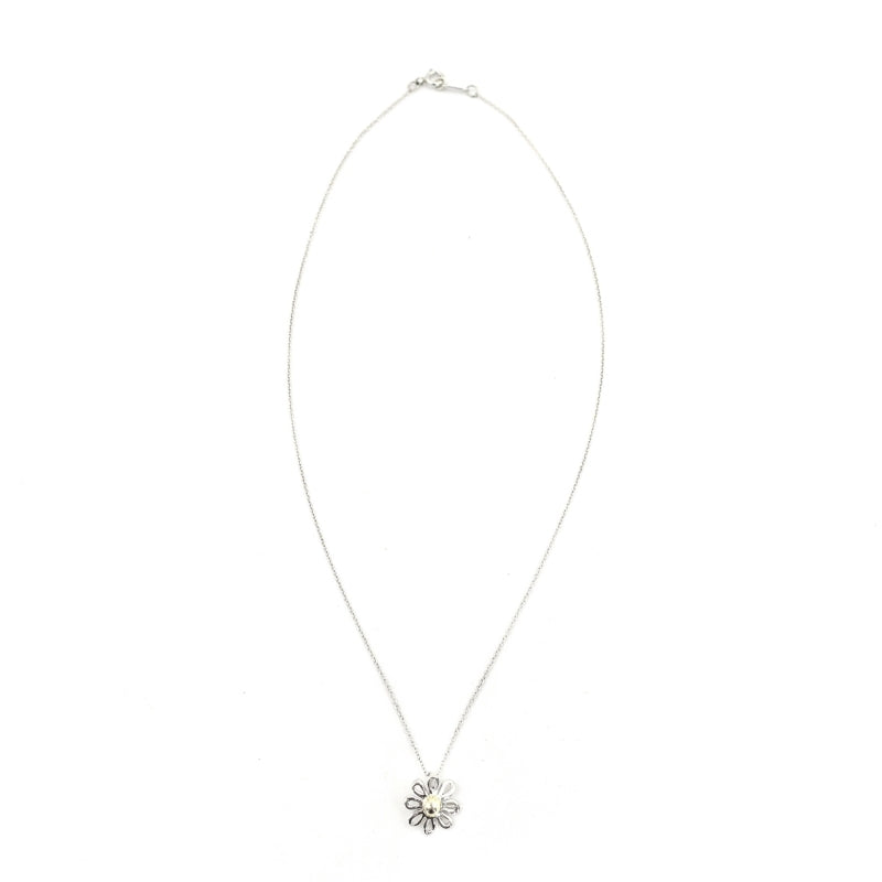 Tiffany & Co. Daisy fluffy Paroma Necklace Picasso Silver 925 K18 Approximately 3g