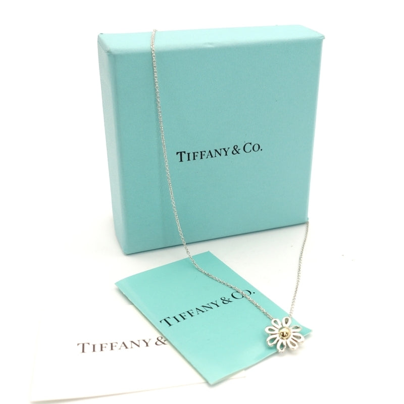 Tiffany & Co. Daisy fluffy Paroma Necklace Picasso Silver 925 K18 Approximately 3g
