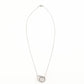 Tiffany&Co. Inter Locking Necklace Silver 925 Approximately 4g