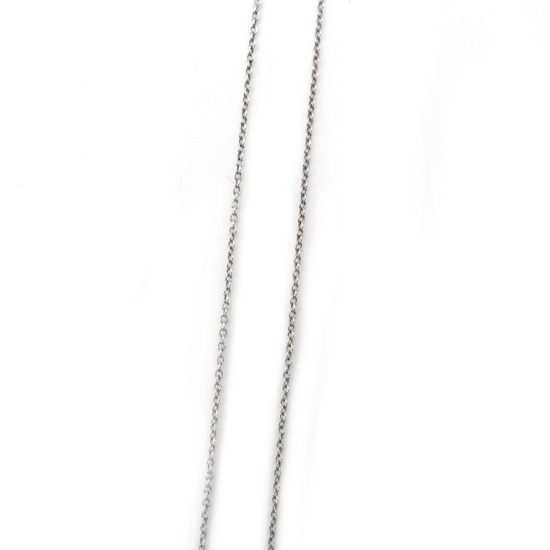 Tiffany&Co. Inter Locking Necklace Silver 925 Approximately 4g