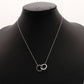 Tiffany&Co. Inter Locking Necklace Silver 925 Approximately 4g