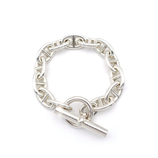 HERMES Chaîne d'Ancre TGM 13-Link Bracelet Sterling Silver 925 with Box 6-10-986