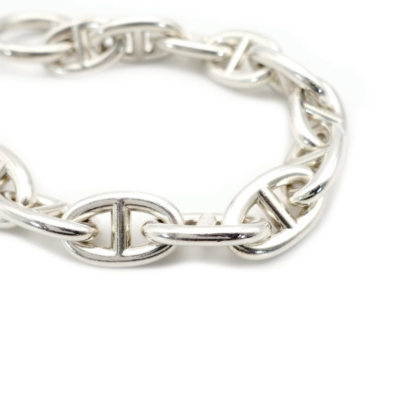 HERMES Chaîne d'Ancre TGM 13-Link Bracelet Sterling Silver 925 with Box 6-10-986