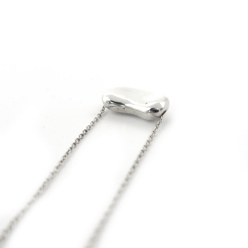 Tiffany & Co. Beans Elsa Peretti Necklace Sterling Silver 925 Approx. 7g 7-4-432