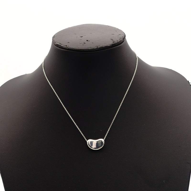 Tiffany & Co. Beans Elsa Peretti Necklace Sterling Silver 925 Approx. 7g 7-4-432