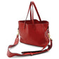 DIOR D-BEE Shopping Bag Red Leather 2-Way Shoulder Bag